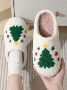 Christmas Tree Slippers