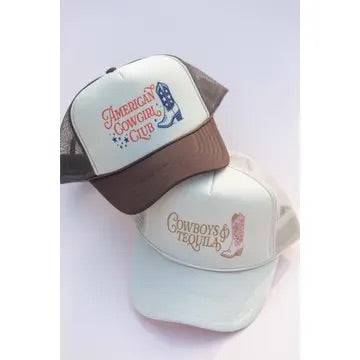 American Cow Girl Club Trucker Hat