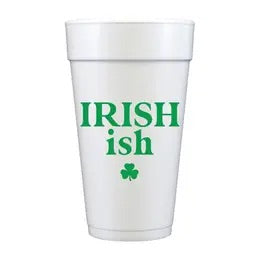 Irish Ish Foam Cups