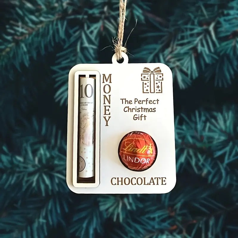 Money and Chocolate Gift Ornaments