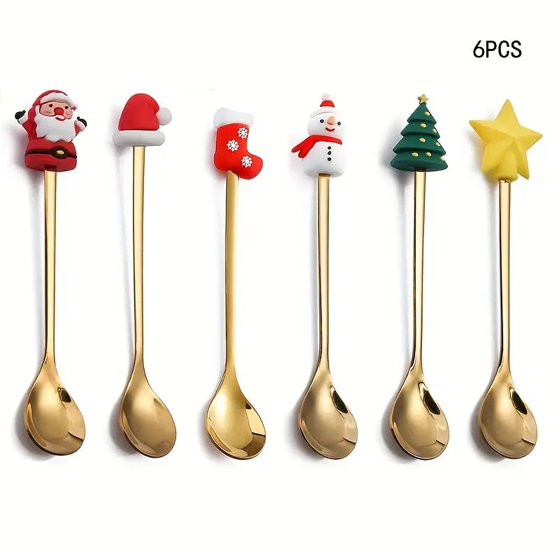 Christmas Coffee Spoons