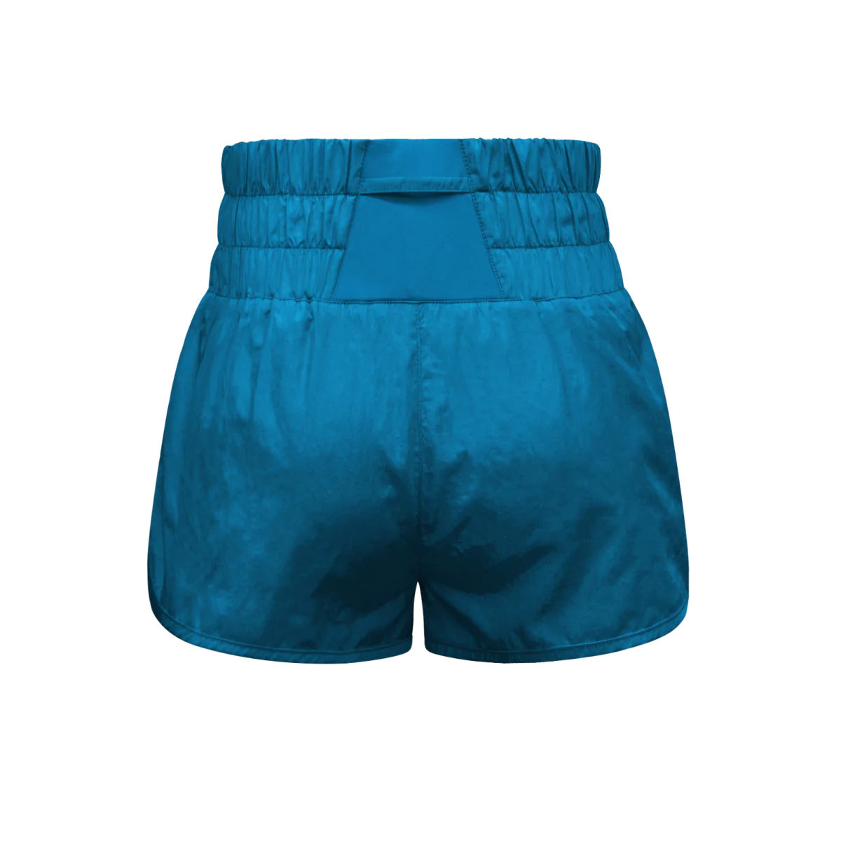 High-waist Solid Color Sports Shorts