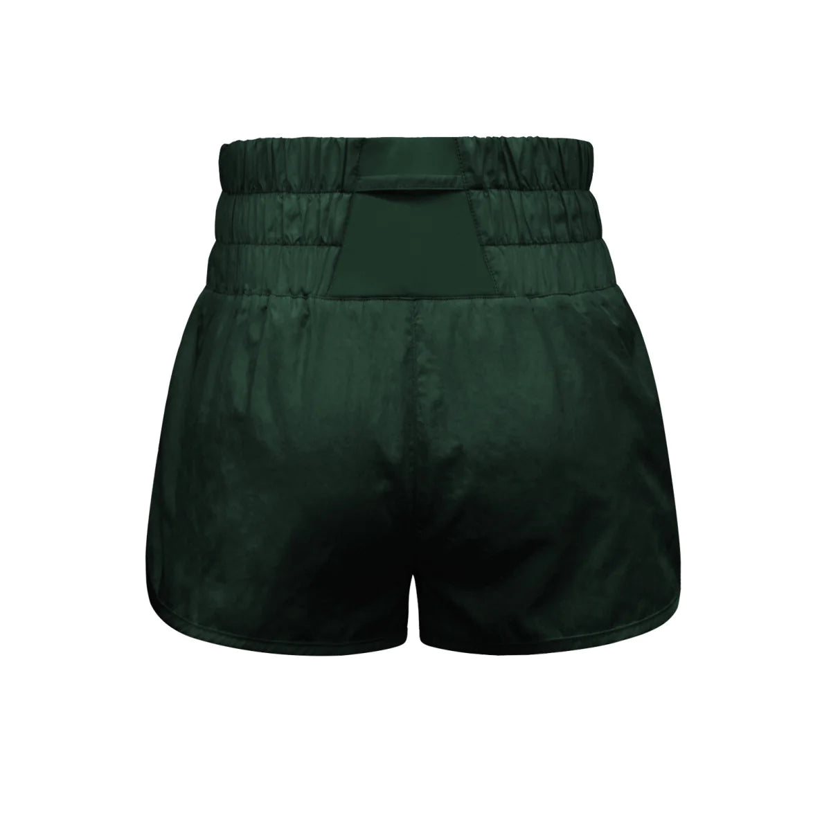 High-waist Solid Color Sports Shorts