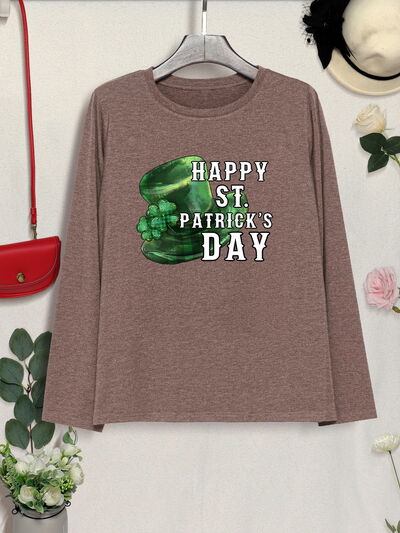 HAPPY ST. PATRICK'S DAY Round Neck T-Shirt