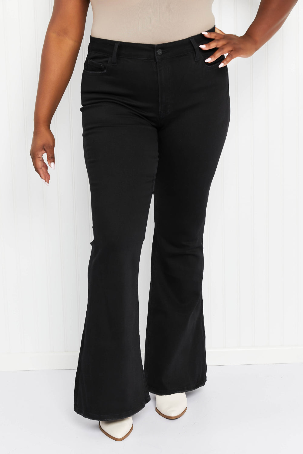 Zenana Veronica Full Size High-Rise Super Flare Jeans