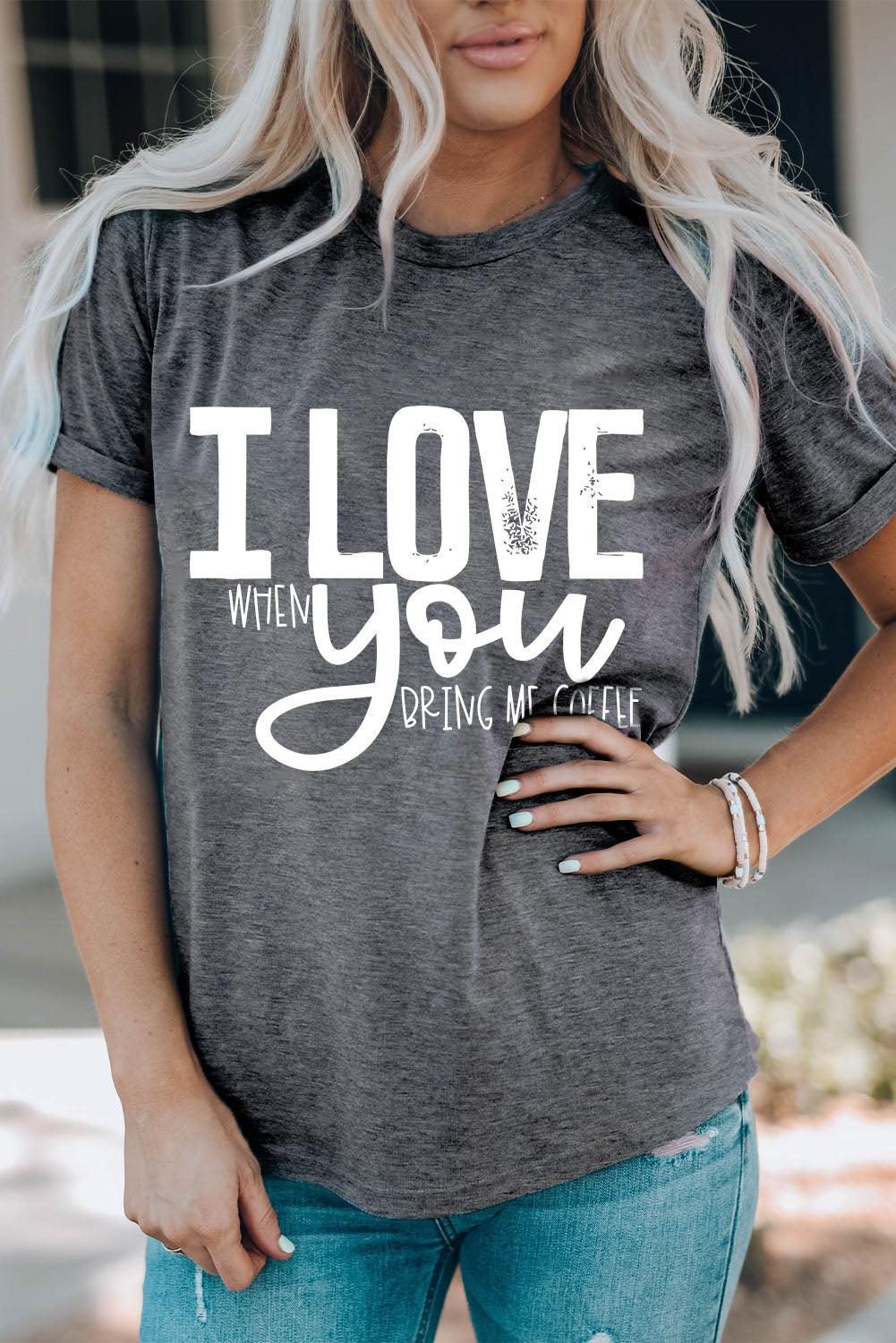 I LOVE YOU Crewneck T-Shirt