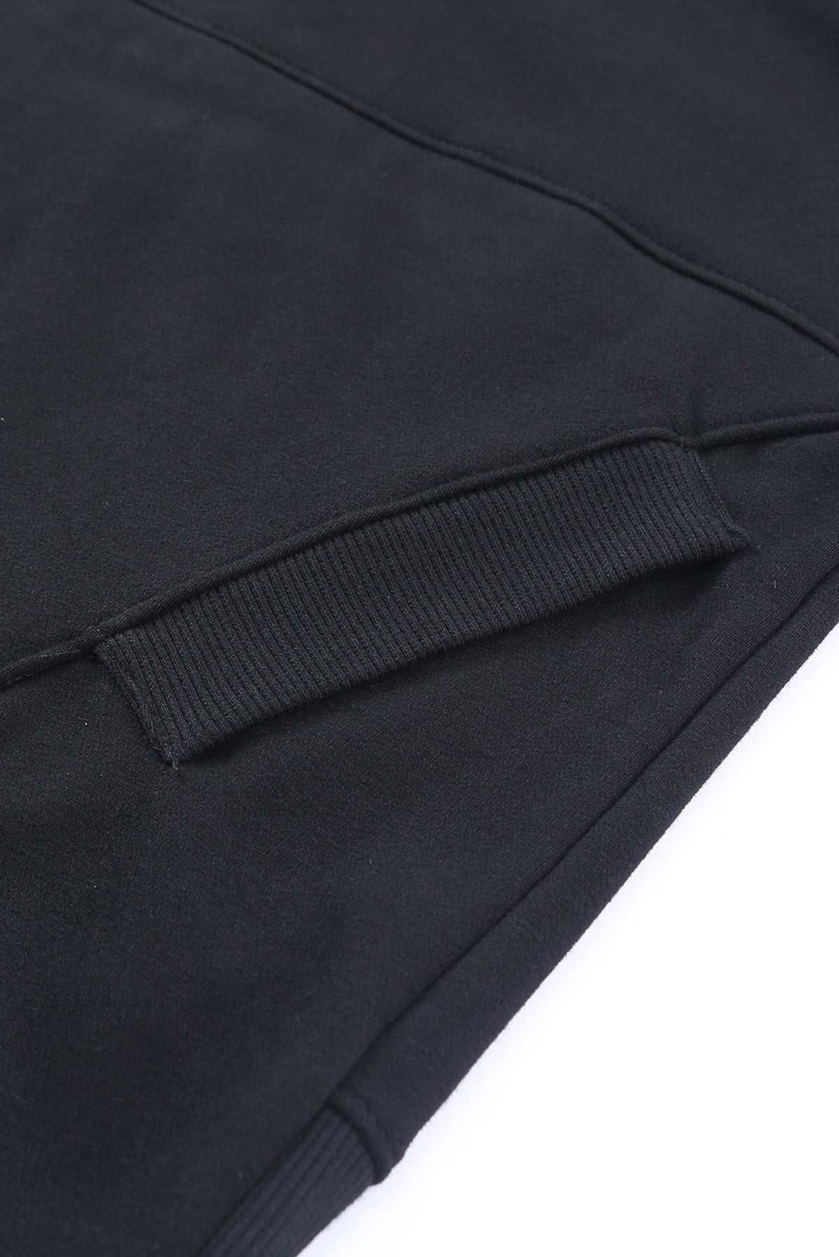 Batwing Sleeve Pocketed Henley Hoodie