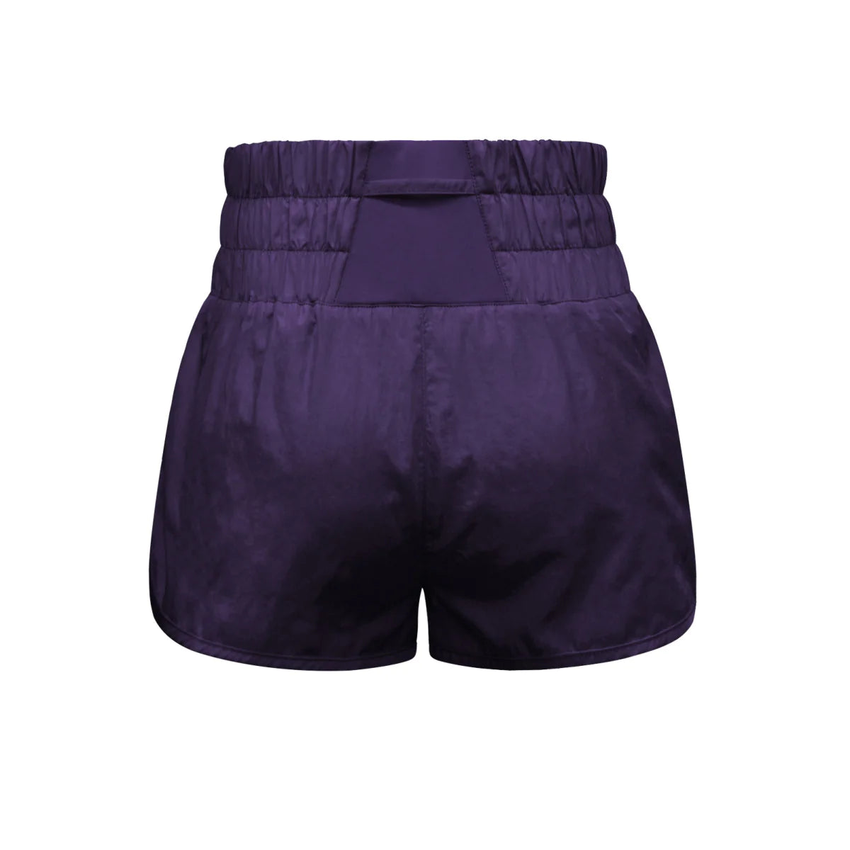 High-waist Solid Color Sports Shorts