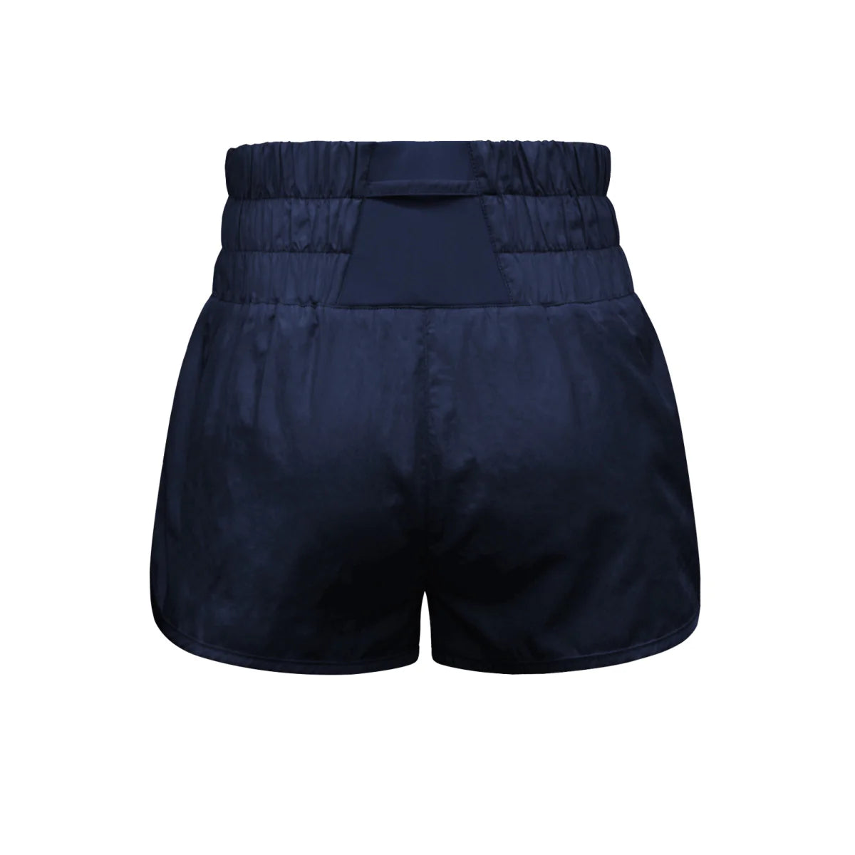 High-waist Solid Color Sports Shorts