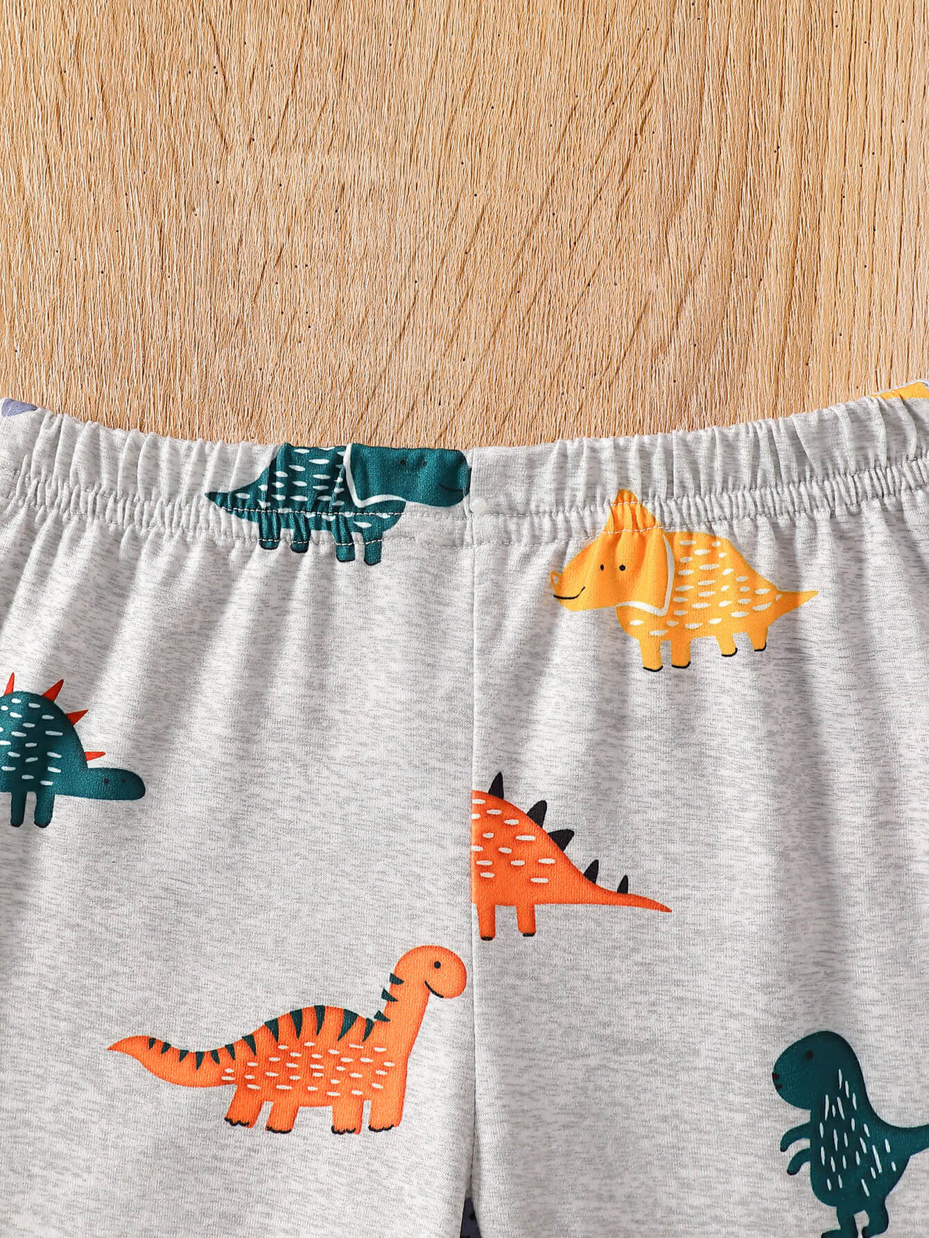 Baby Dinosaur Print Hooded Bodysuit and Joggers Set