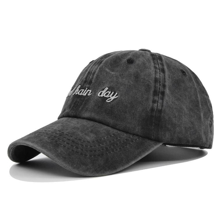 Bad Hair Day Embroidered Washed Baseball Cap ACC911